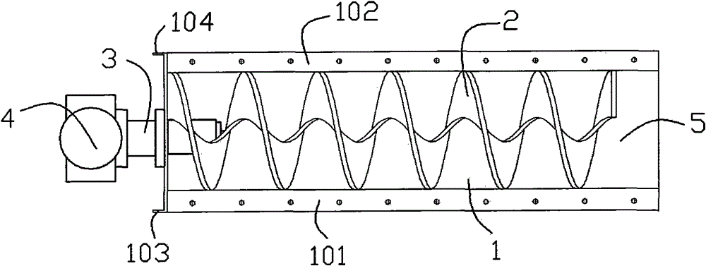 Shaftless conveyor with multi-connected assembly structure