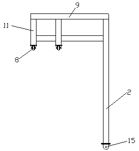 Bridge steel box girder aerial work operation platform and construction method thereof