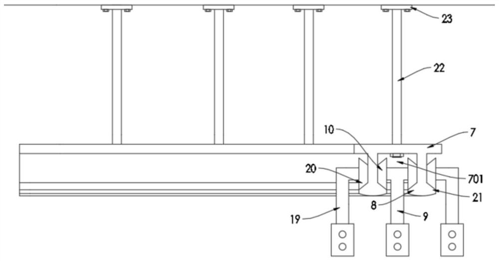 Shower partition device capable of realizing dry-wet separation