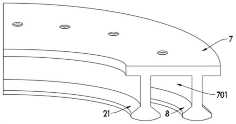 Shower partition device capable of realizing dry-wet separation