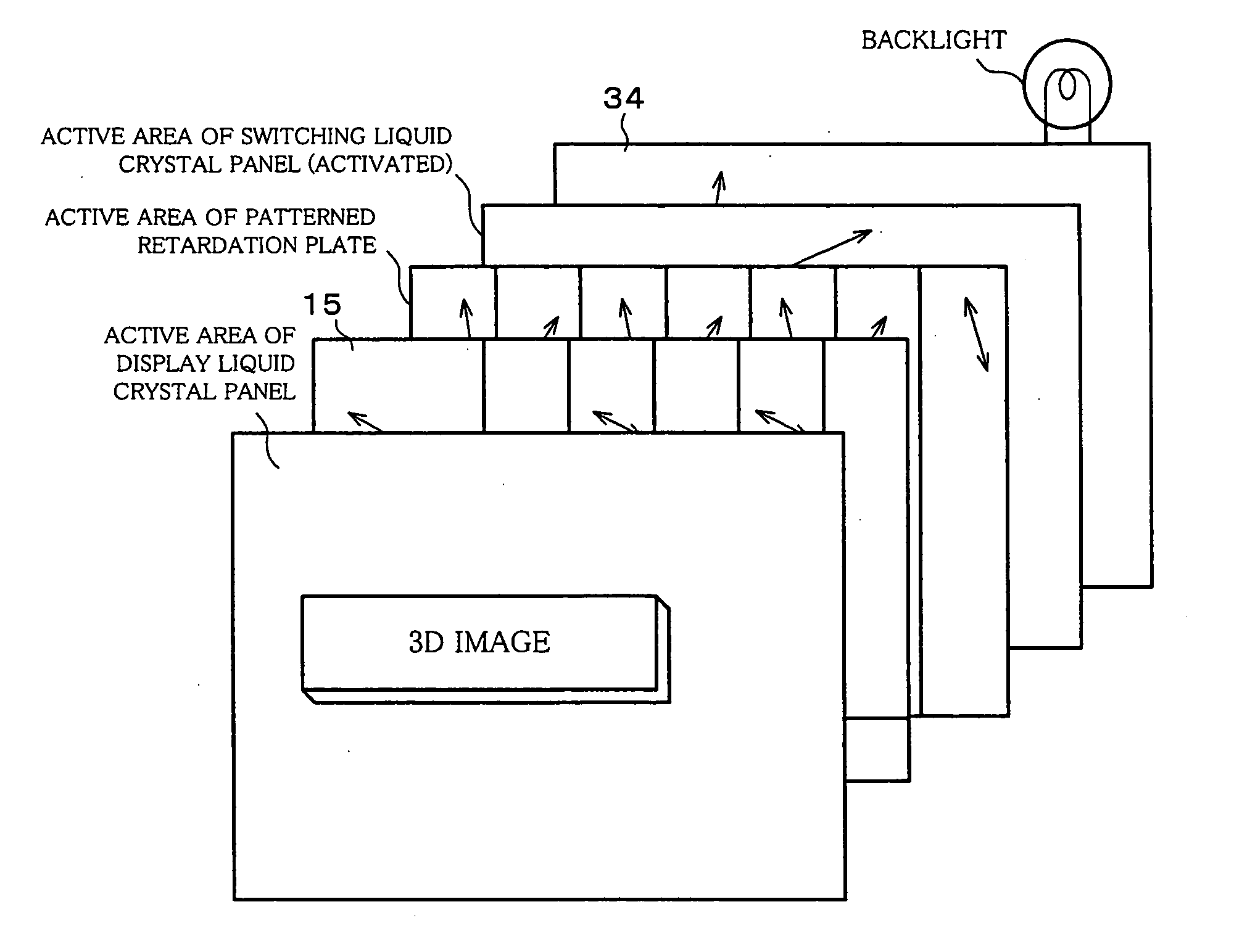 2d/3d switch liquid crystal display panel and 2d/3d selection liquid crystal display