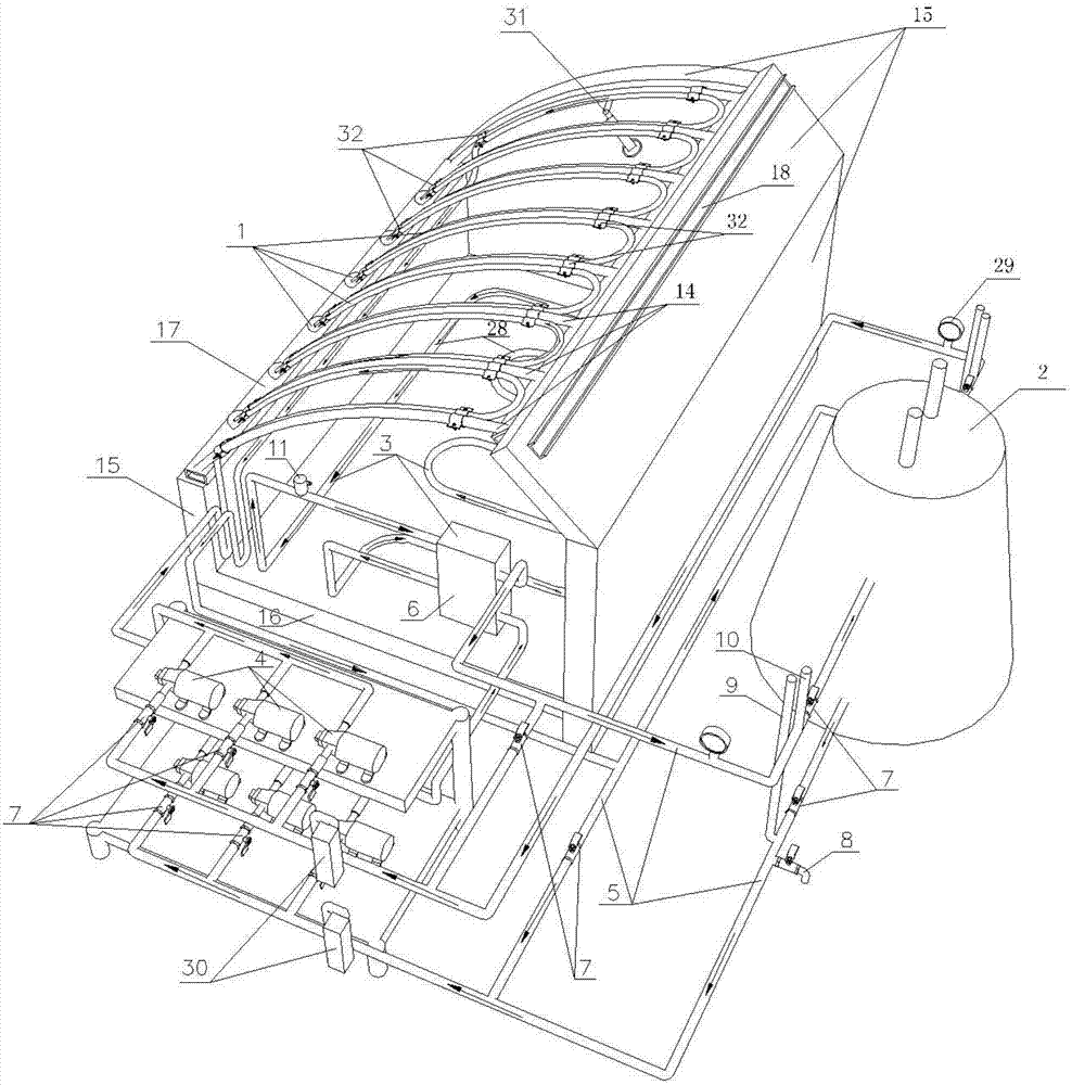 Phase-change heat-storage greenhouse seedling device