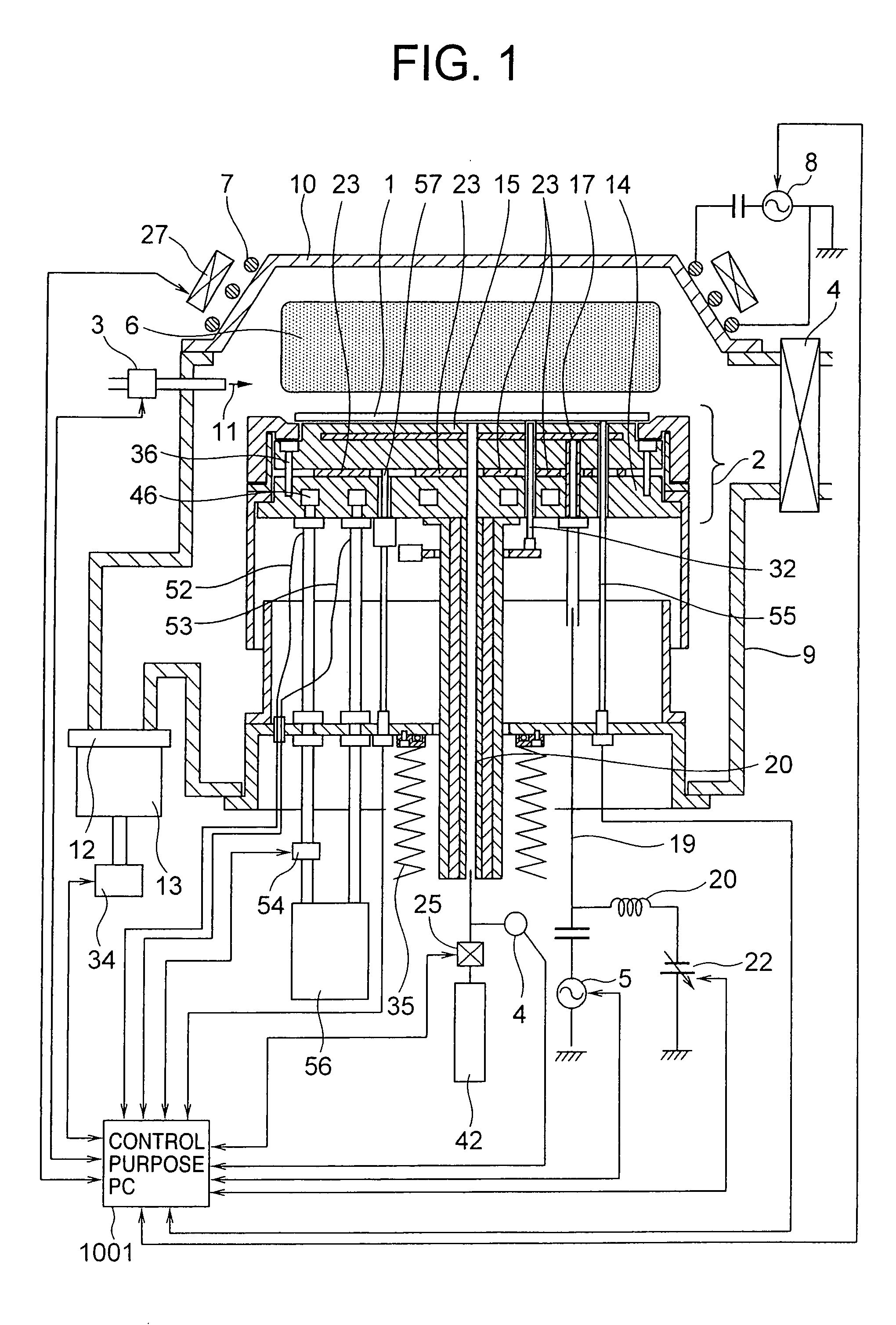 Wafer processing apparatus capable of controlling wafer temperature