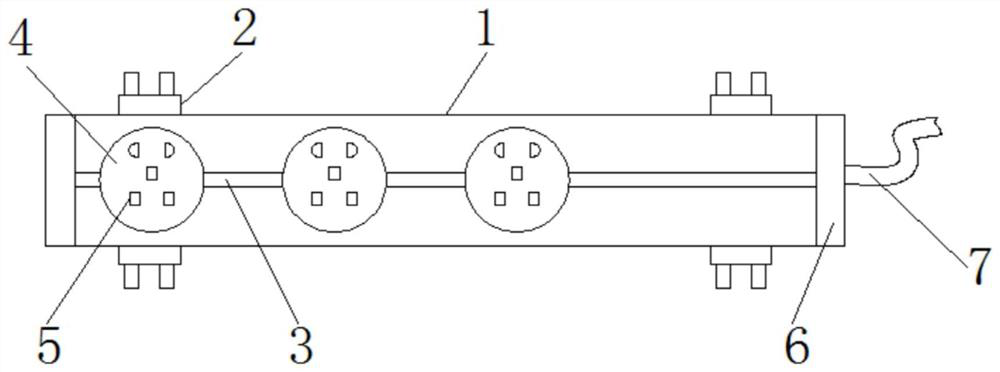 Power rail socket