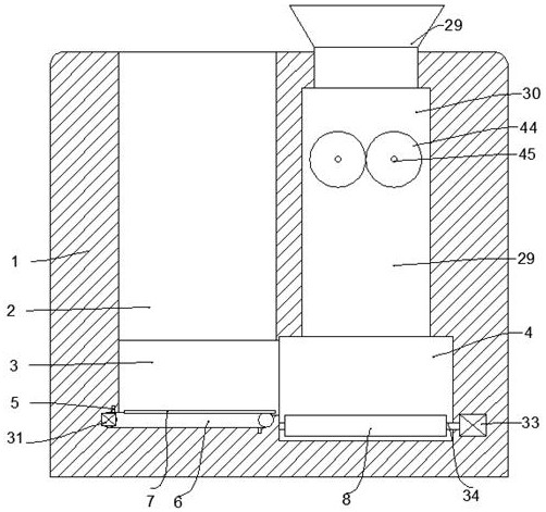 A continuous processing equipment for disposable lunch boxes