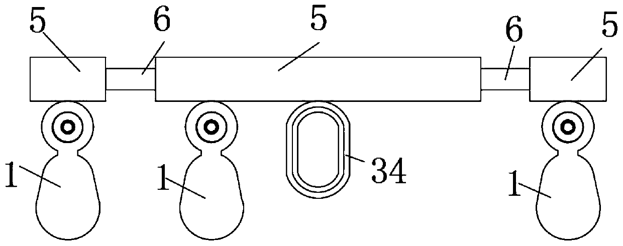 Electrode plate for collecting electroencephalogram signal of anesthesia depth monitoring equipment