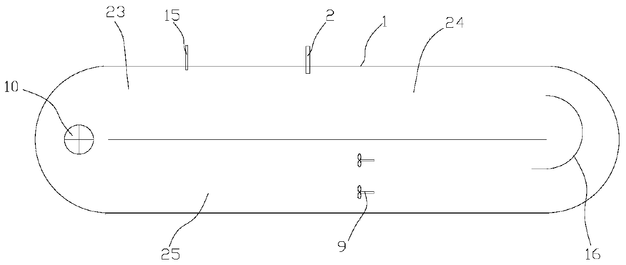 Double sludge oxidation ditch denitrification phosphorus removal device and method