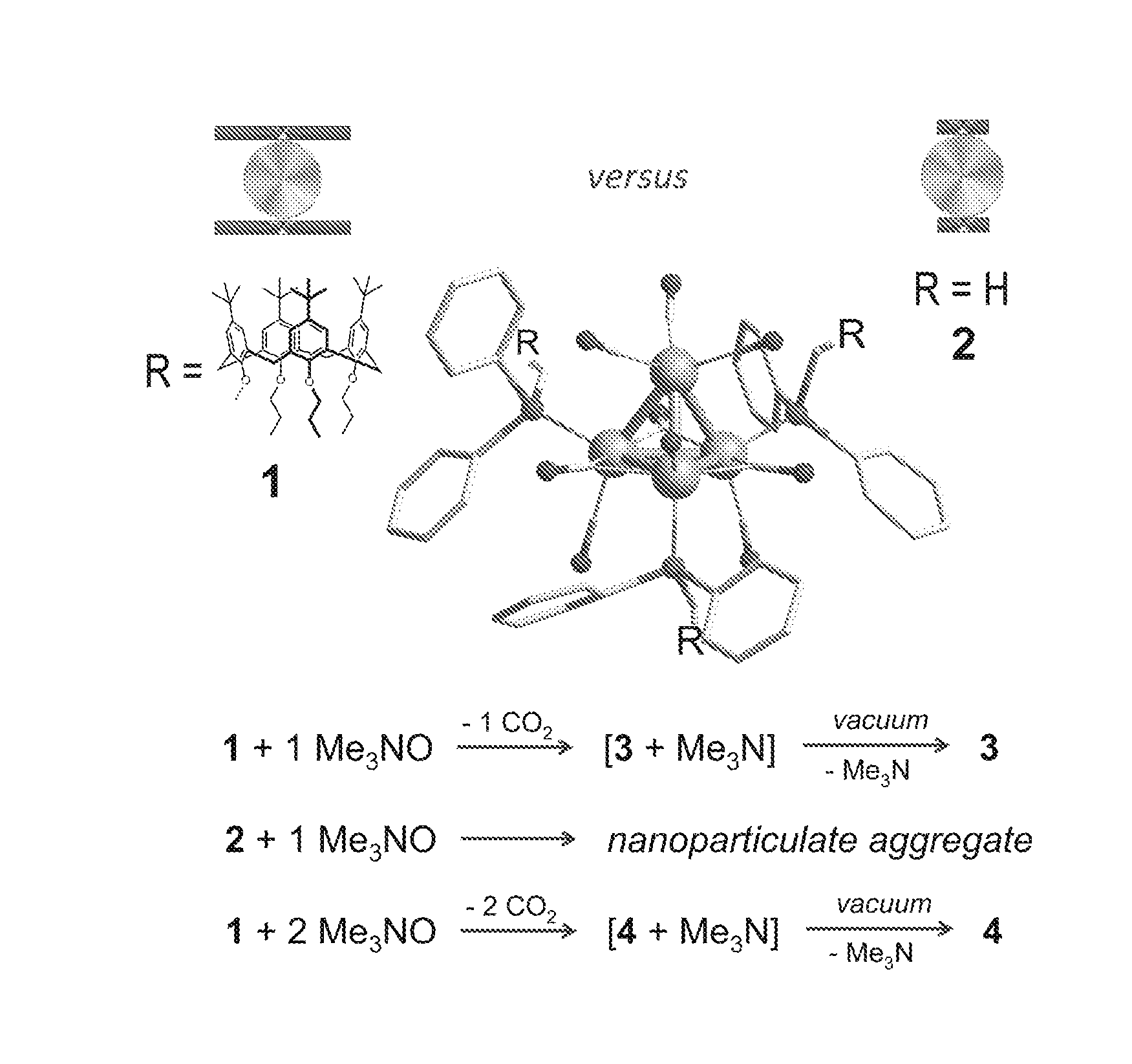 Ligand-Modified Metal Clusters for Gas Separation and Purification