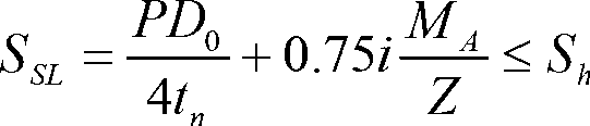 Auxiliary graphical method for rating pipeline stress for solving engineering practical problems