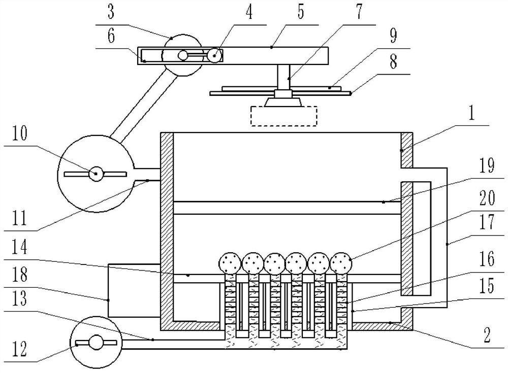 Sand cleaning device for castings