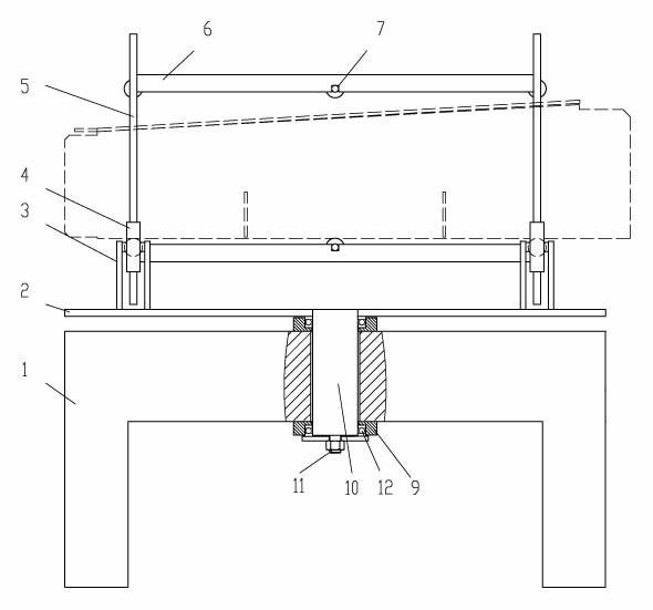 C70E cross beam constitution welding rollover table