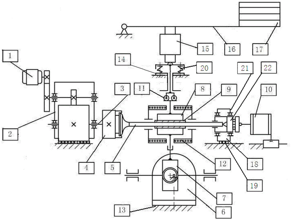 Engine valve-guide pipe strengthening abrasion simulation experiment machine