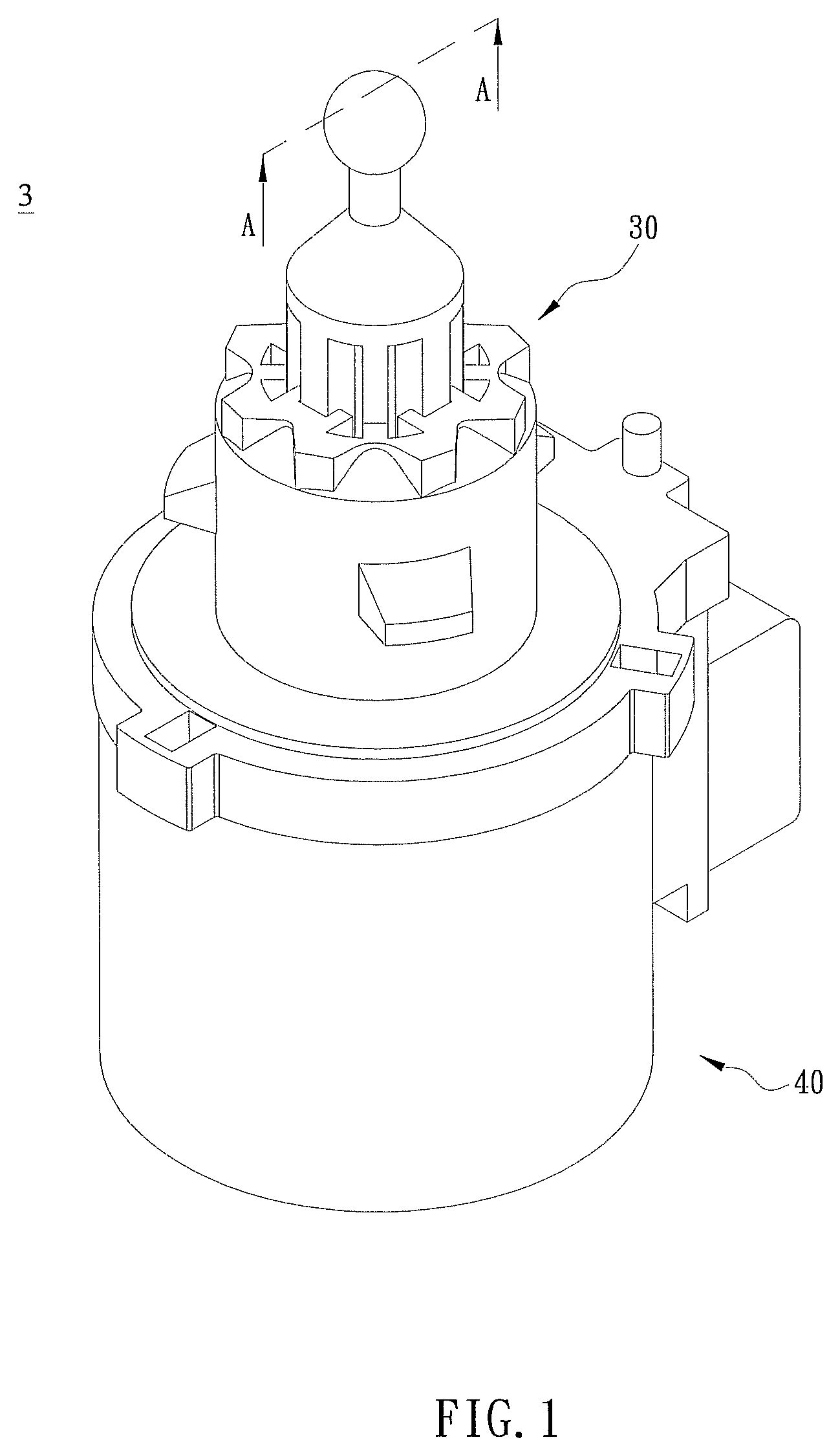 Motor and guiding structure thereof