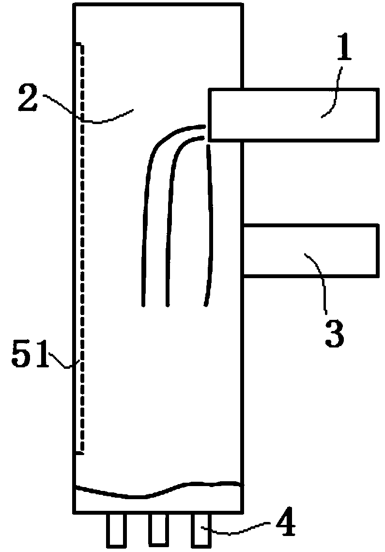 Liquid separation header