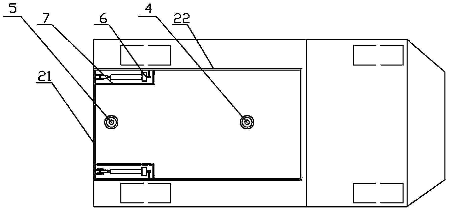 Balanced self-opening monitoring tilting cart