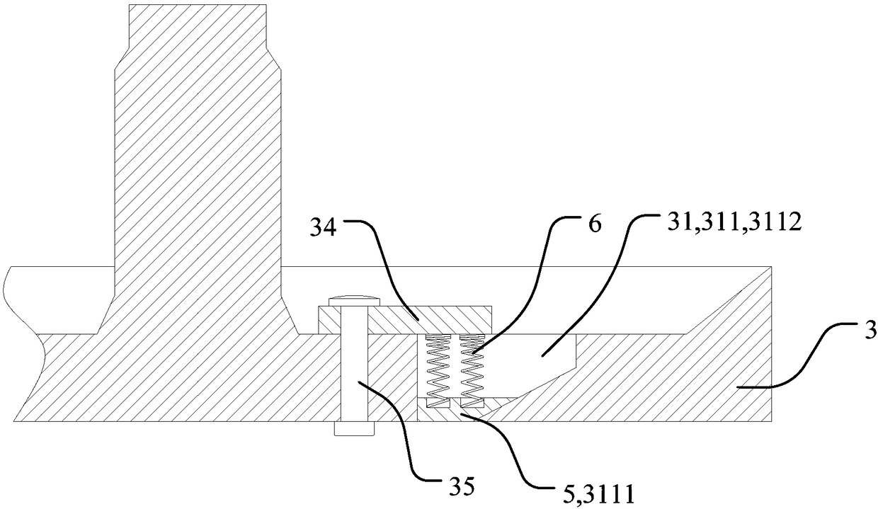 Compressor exhaust structure and compressor