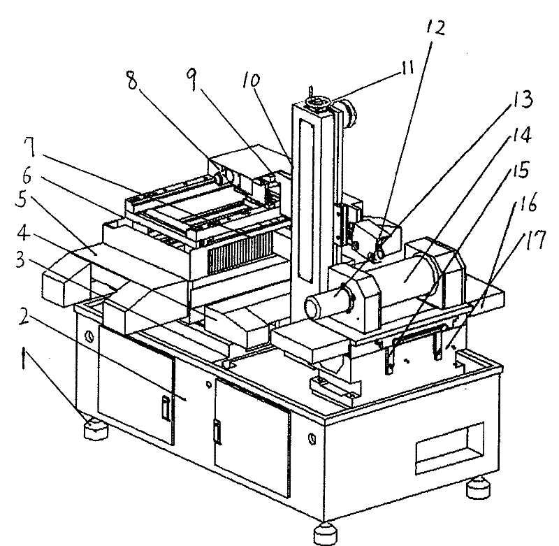 Cutting line vibrating ultrasonic sawing machine tool