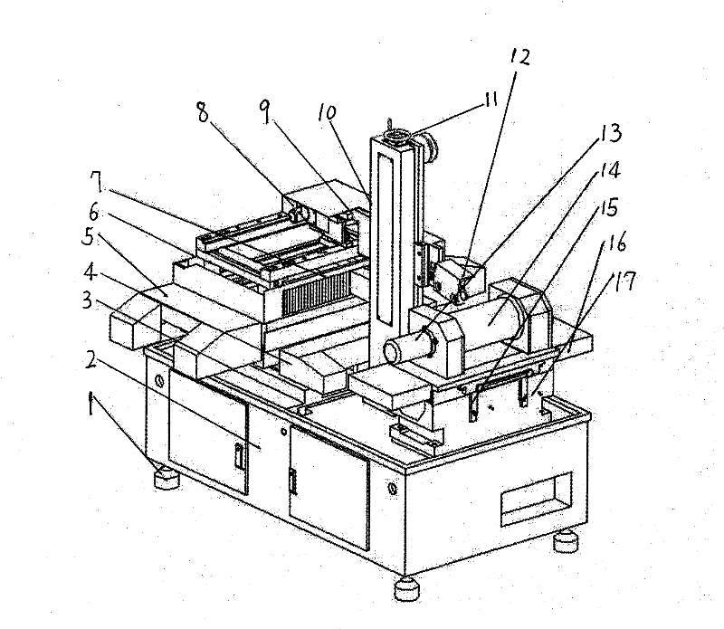 Cutting line vibrating ultrasonic sawing machine tool