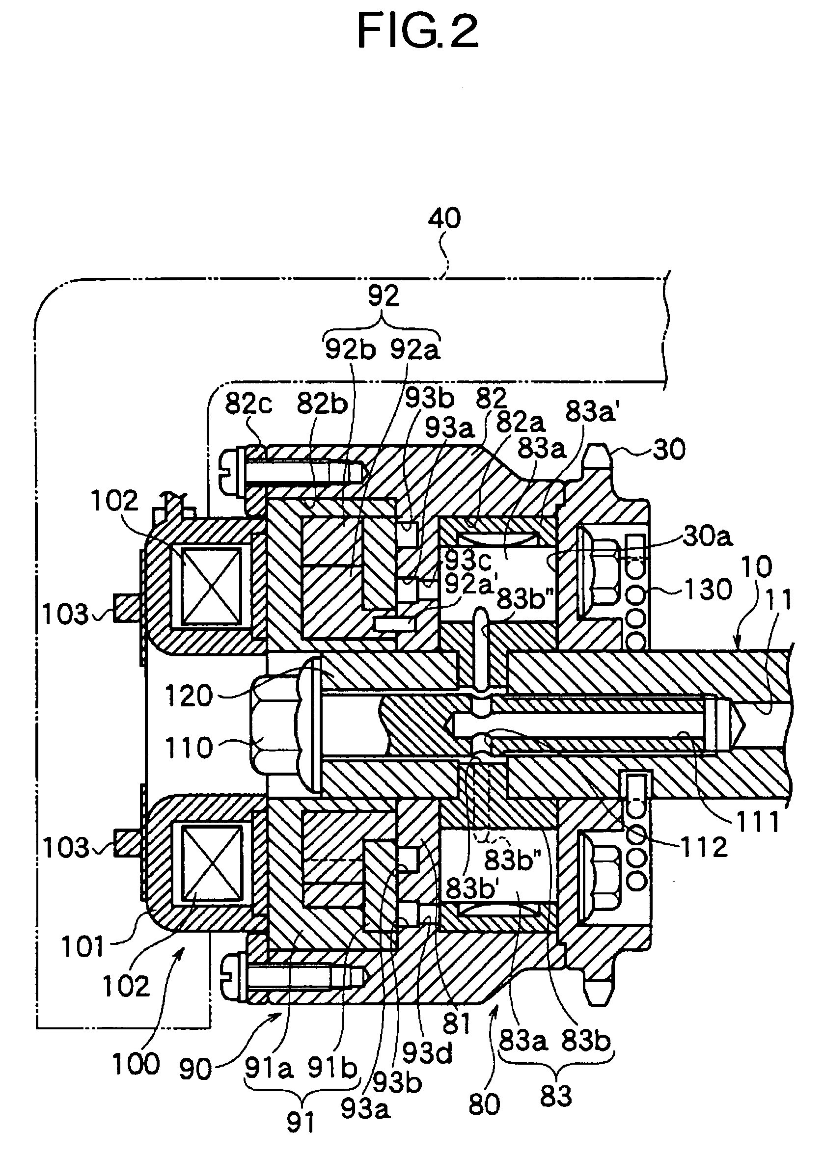 Valve timing changer