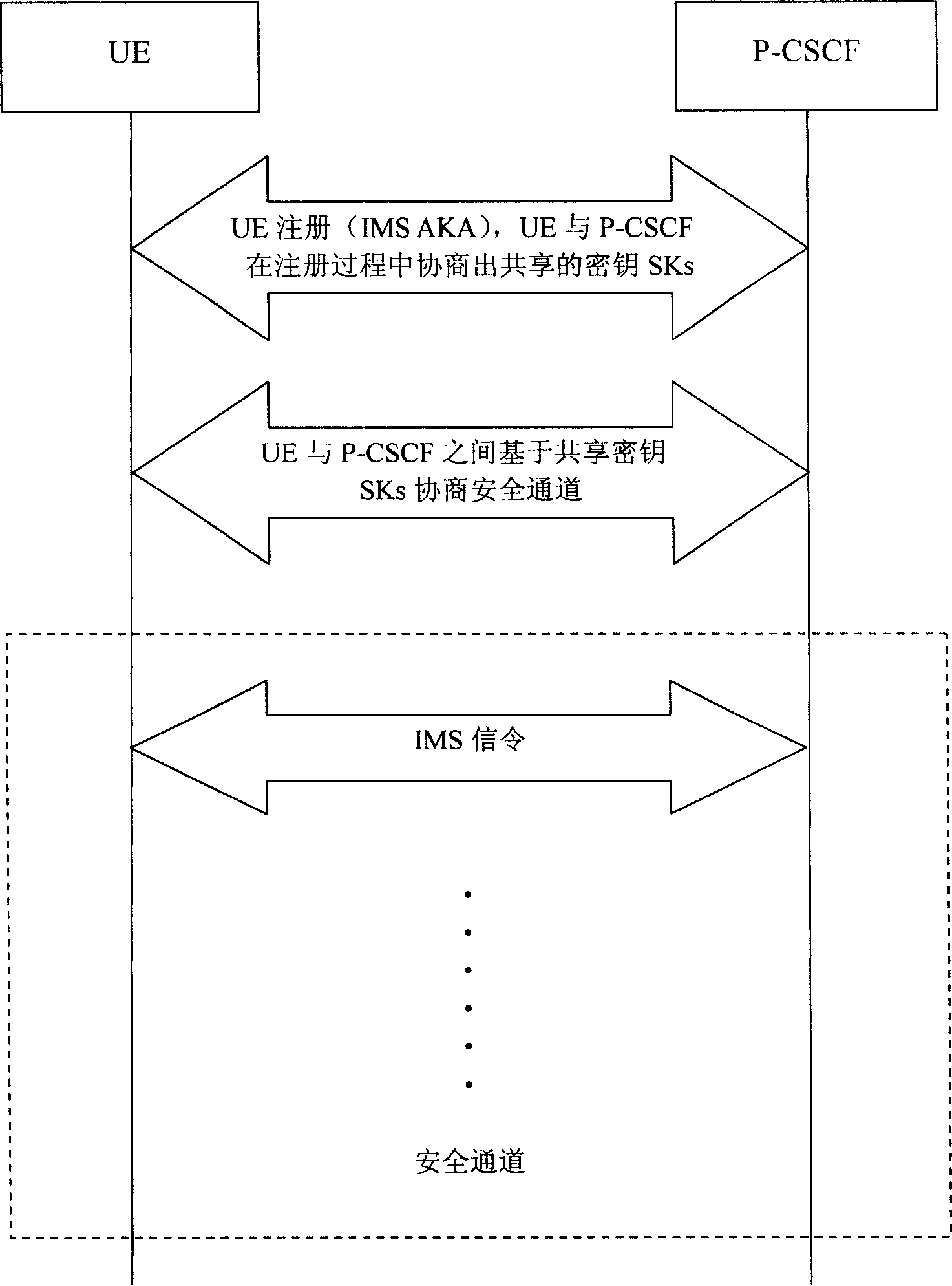 A protection method for access security of IP multimedia subsystem