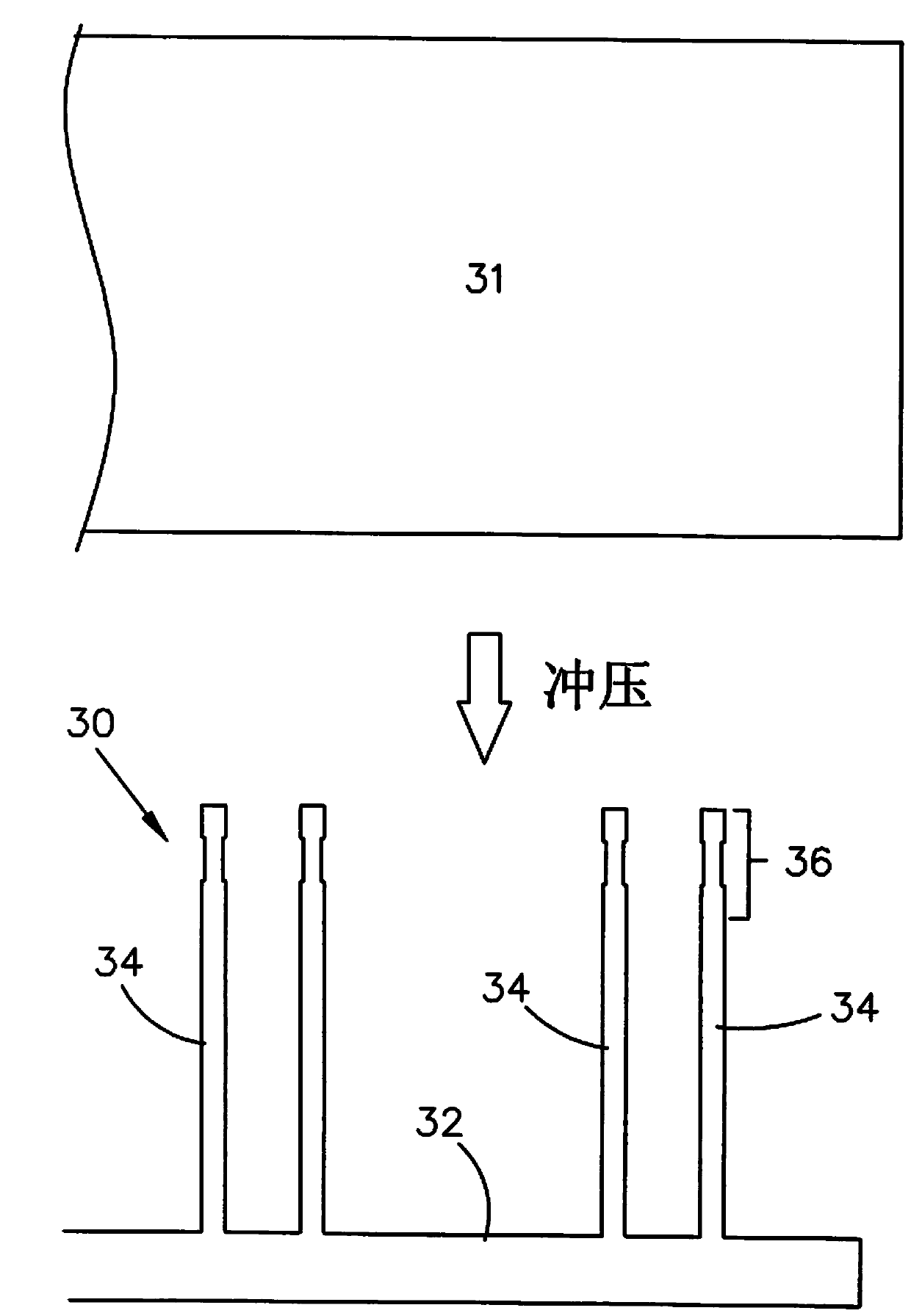 Fabricating method for photoelectric element base