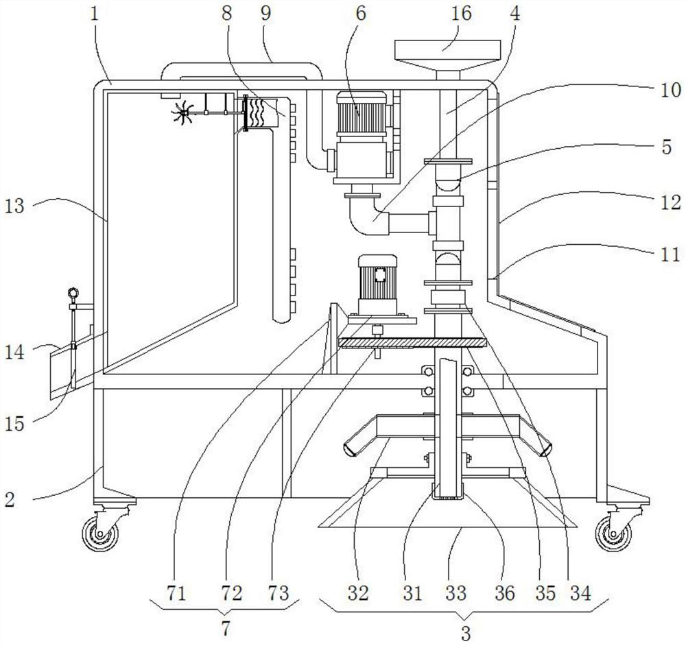 Movable road surface environment-friendly automatic dust collecting device