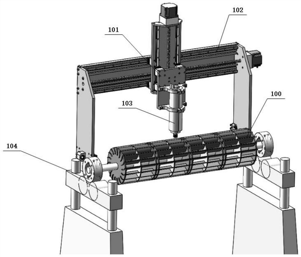 Intelligent detection equipment and process for cross-flow fan