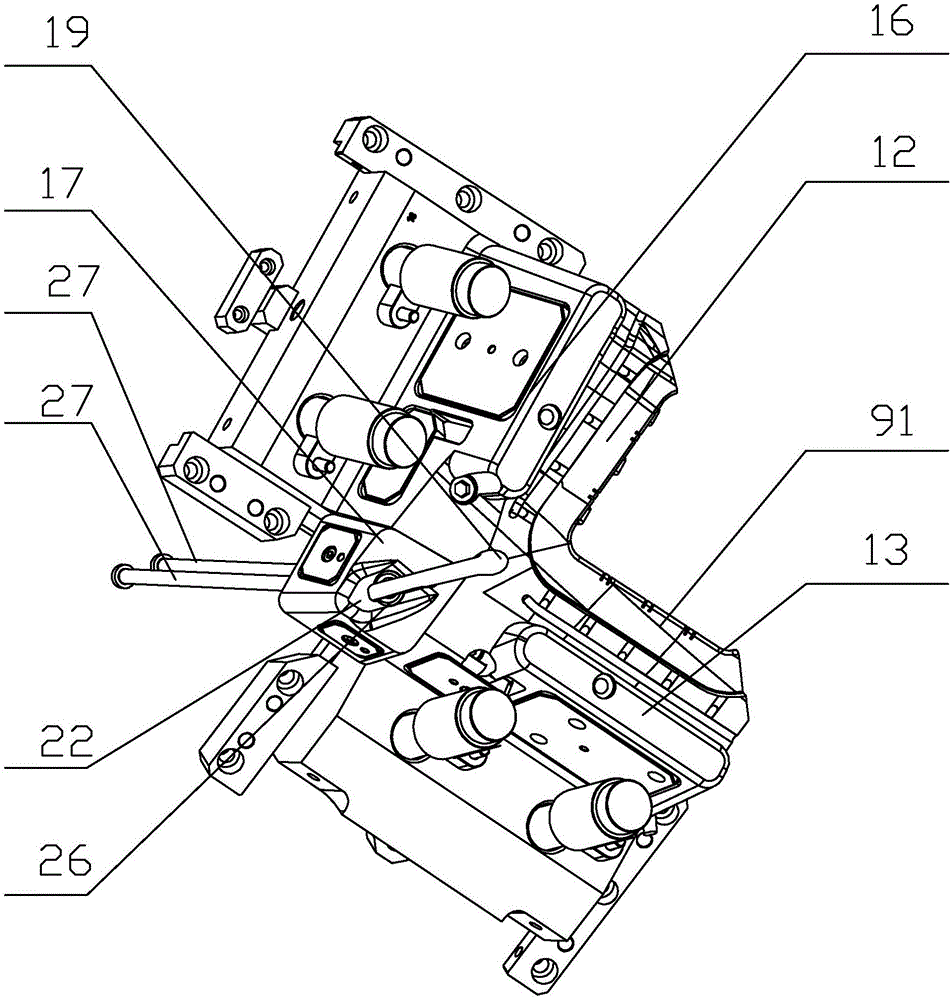 Airbag cover injection mold