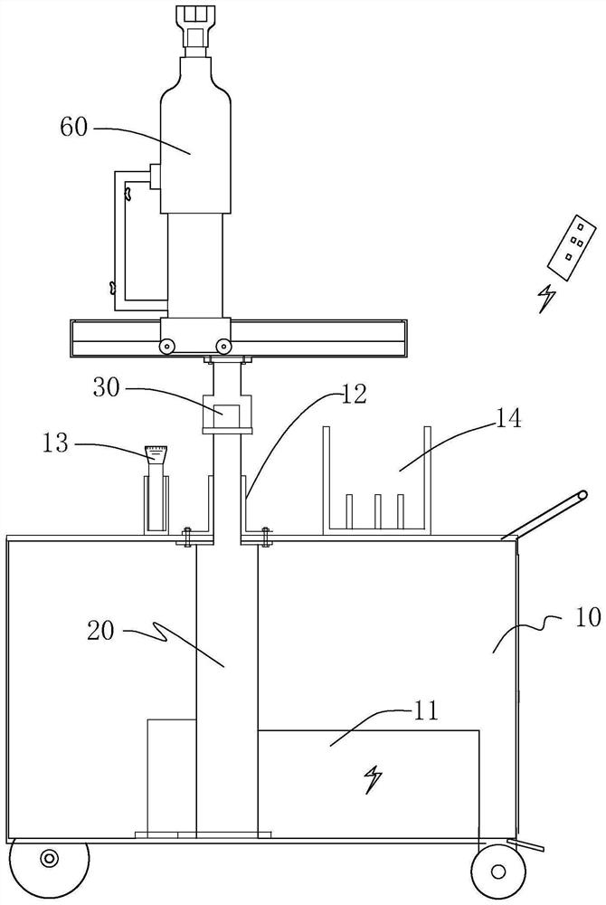 Remote control electric vehicle hook multifunctional operation machine and use method thereof