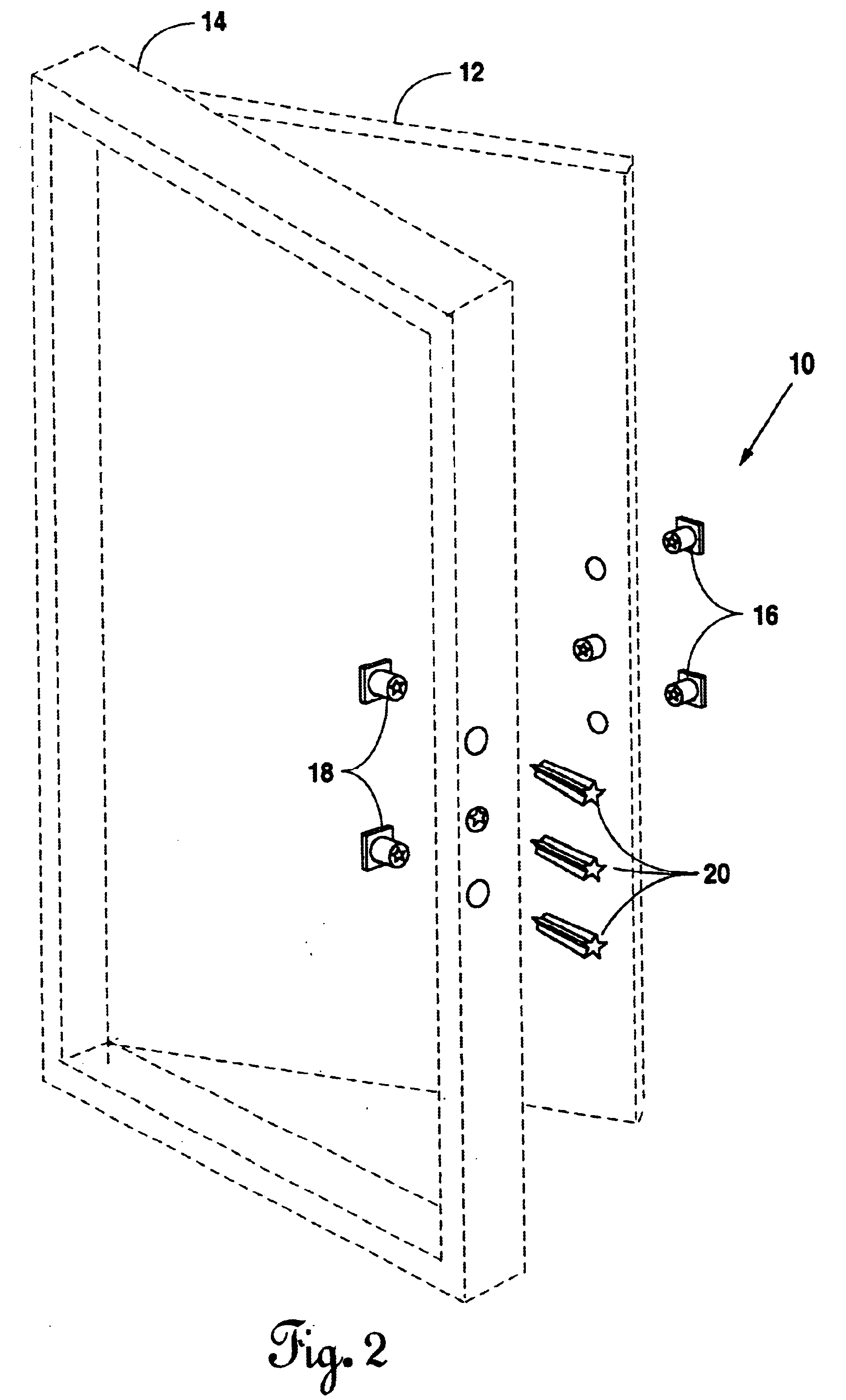 Door breach training system and method of use