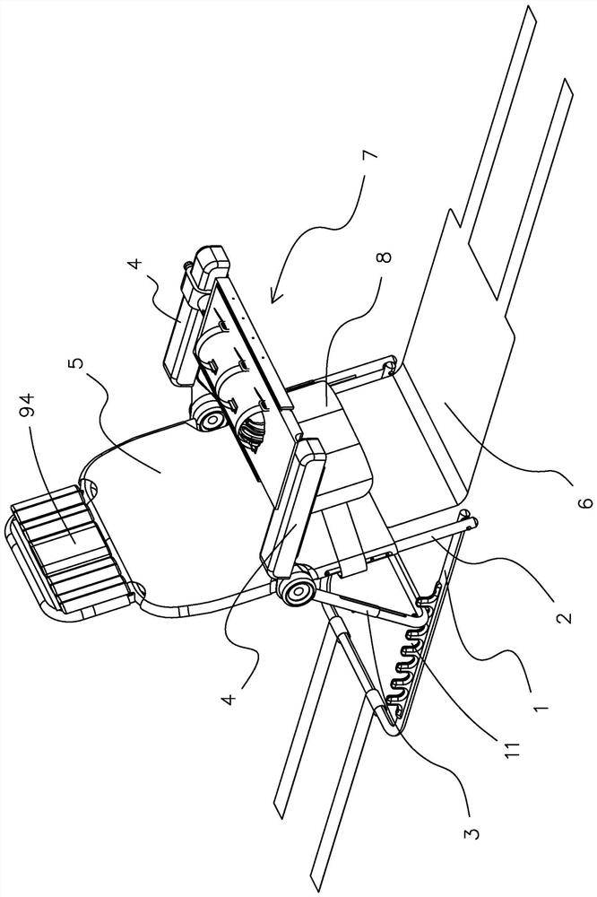 Rehabilitation seat structure