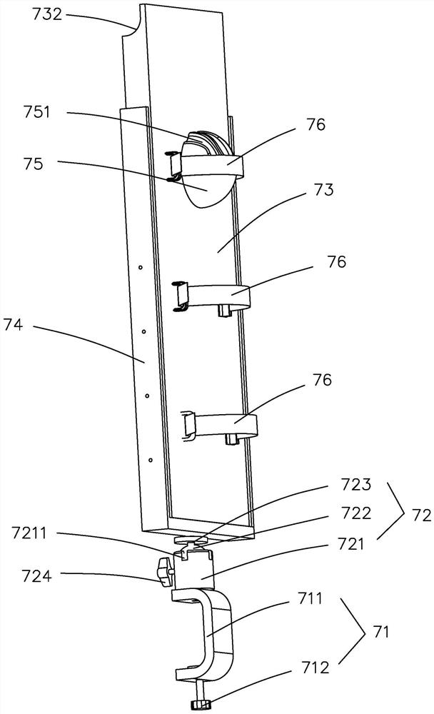 Rehabilitation seat structure