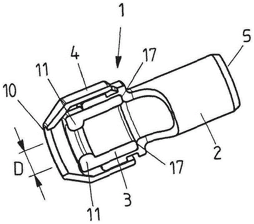 Connecting element and connecting assembly