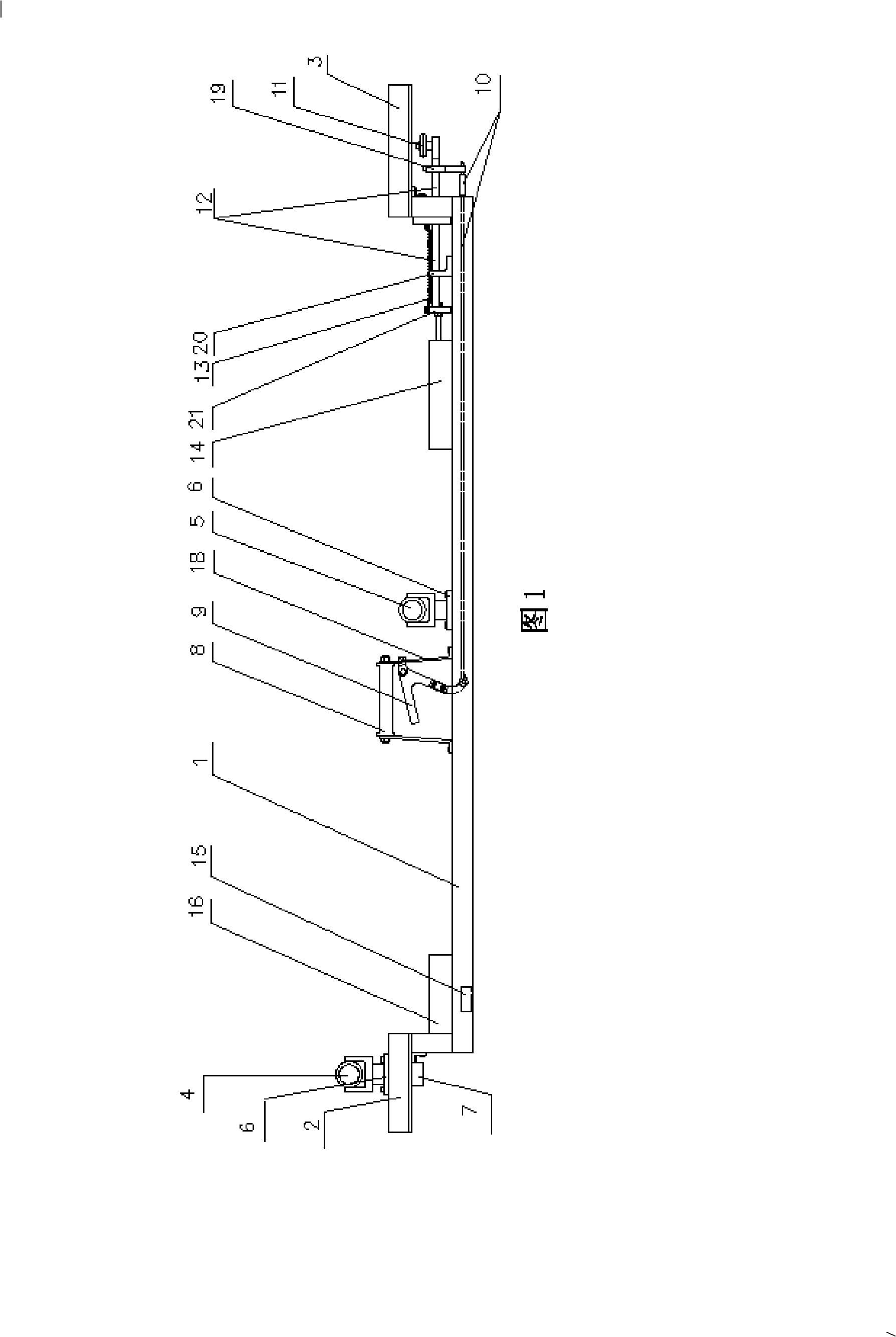 Rail lofting ruler and measuring locating device thereof