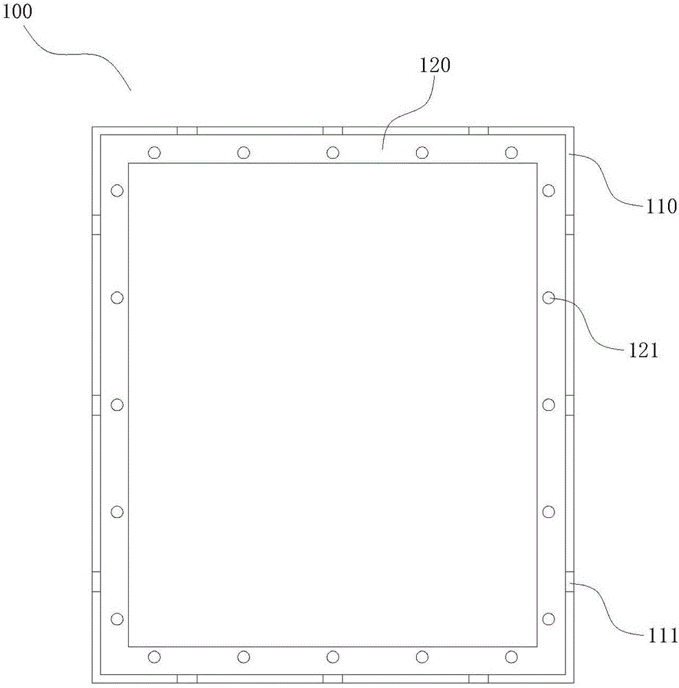 Peripheral protecting net of attached lifting scaffold and mounting method of peripheral protecting net