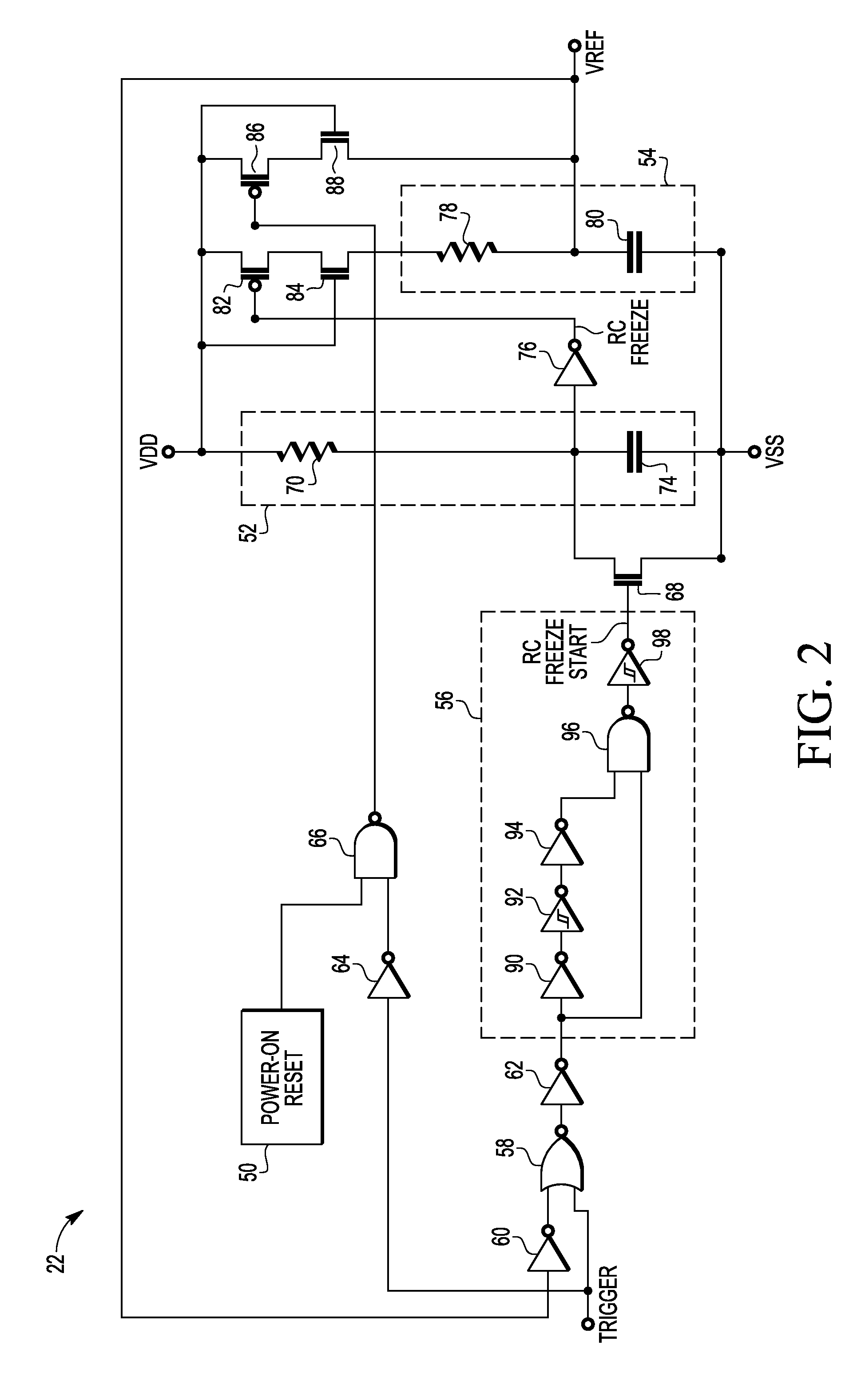 Overvoltage protection circuit for an integrated circuit