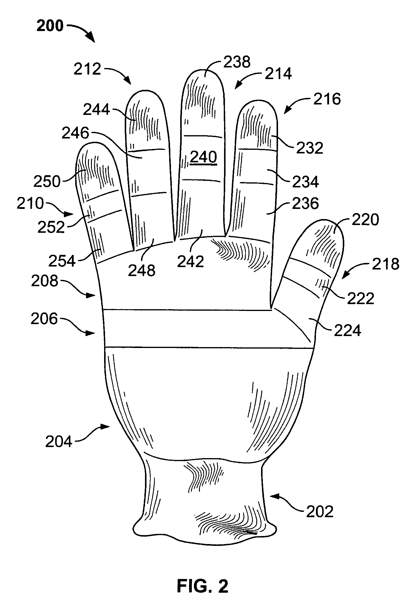 Knitted glove