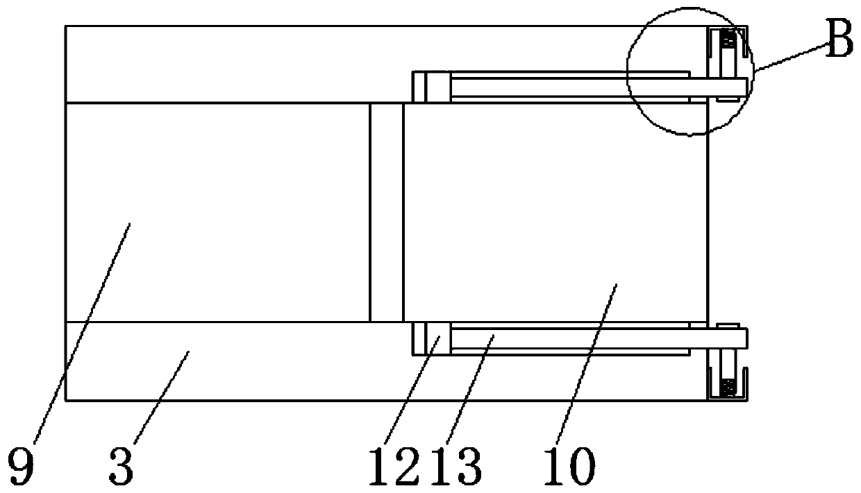 Aluminum plate part blanking die