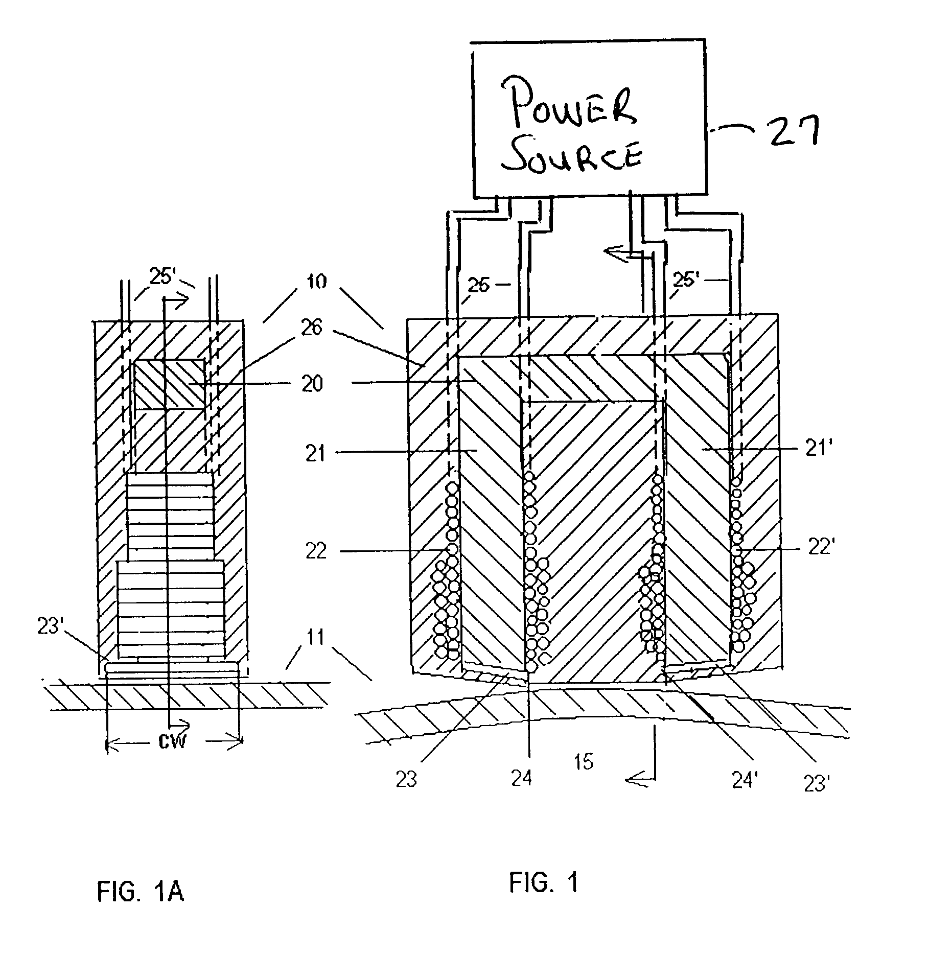 Induction heating work coil