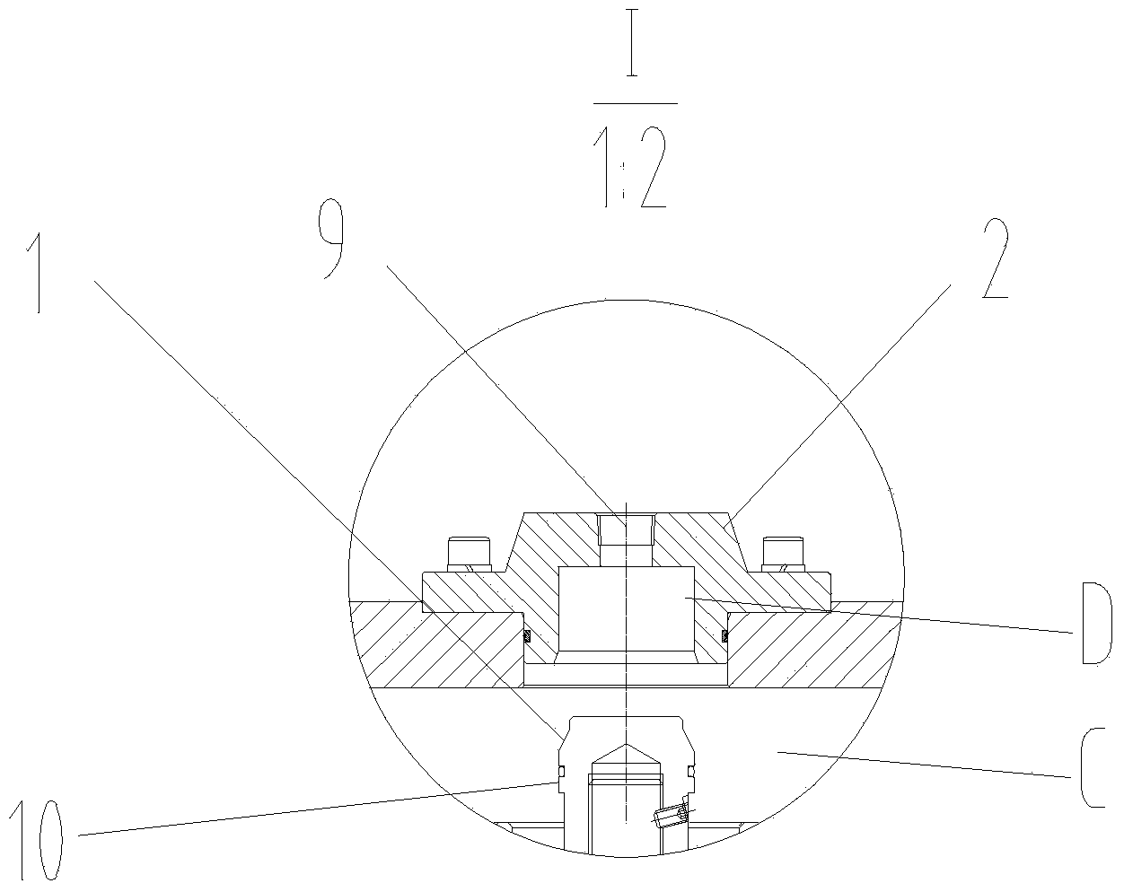 Compact double-buffering-piston rapid executing mechanism