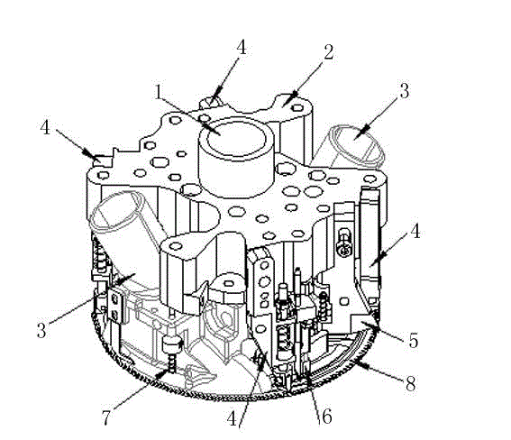 Tying device for hosiery circular knitting machine