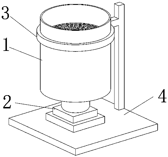 Vibrating screen capable of automatically dredging screen