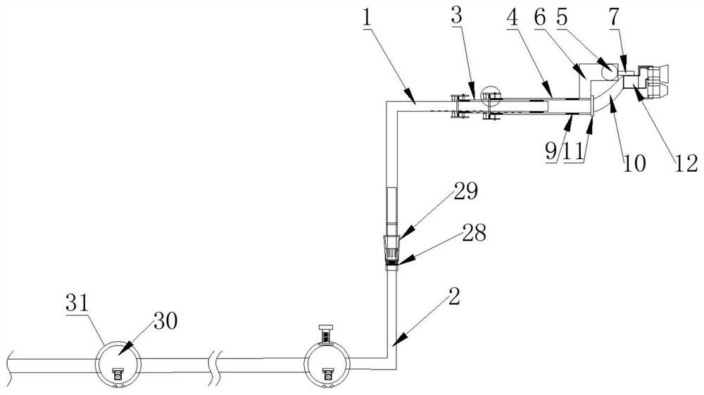 Water-saving irrigation device for landscaping engineering