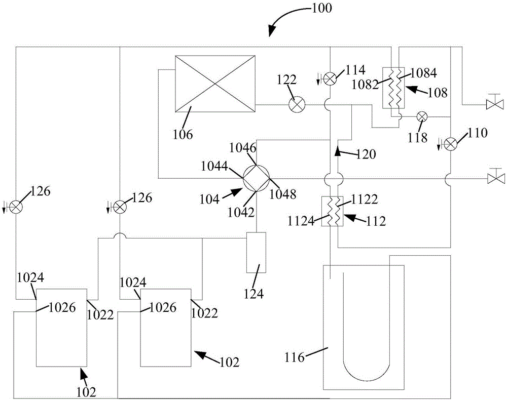 Enhanced vapor injection heat pump air condition system, control method, control device and air conditioner