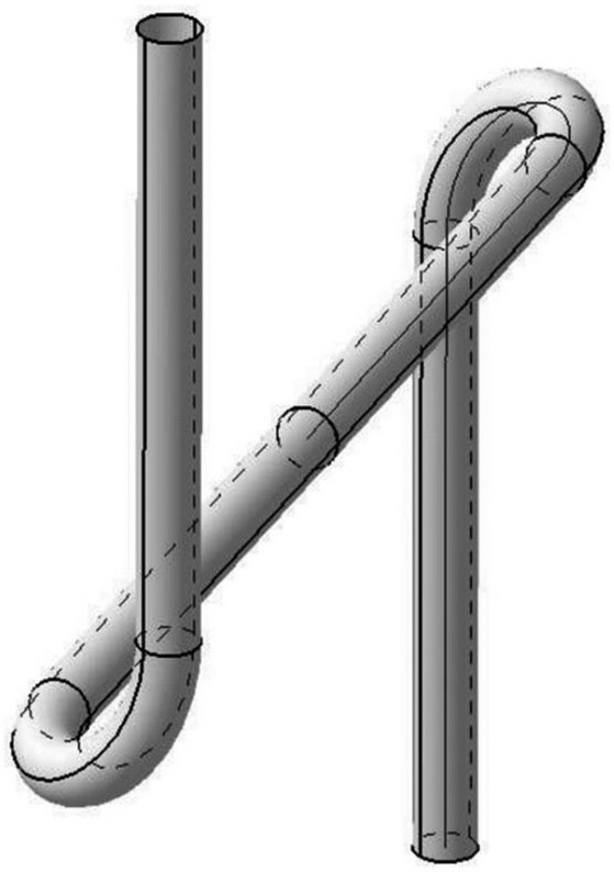 Large-size special-shaped stainless steel pipeline and efficient additive manufacturing device and method thereof