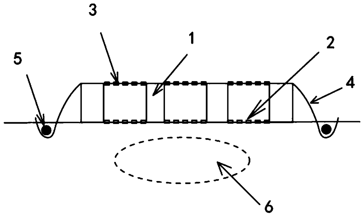 In-situ soil remediation device utilizing solar energy and construction method thereof