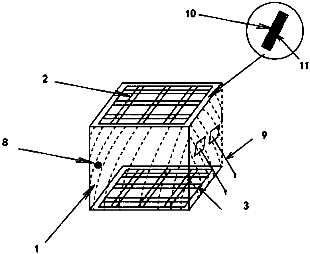 In-situ soil remediation device utilizing solar energy and construction method thereof