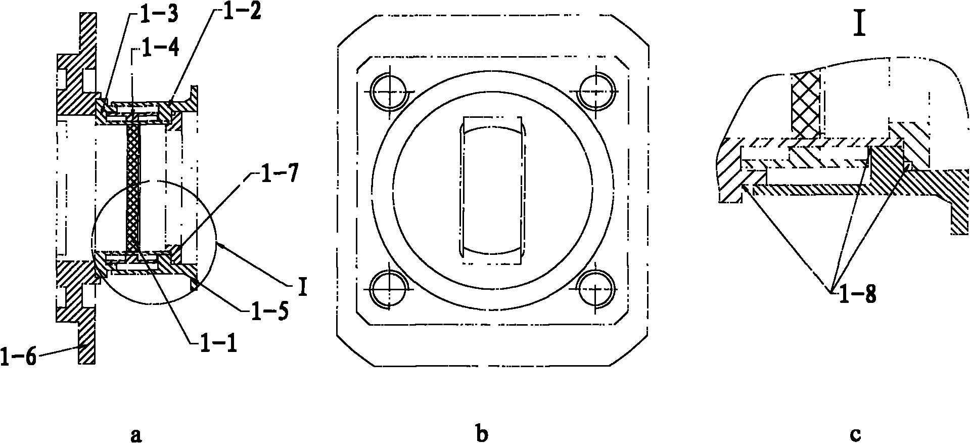 High power box-shaped window