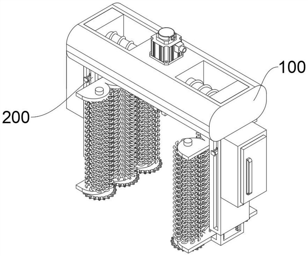 Sliding type aluminum alloy handrail cleaning mechanism and cleaning method thereof