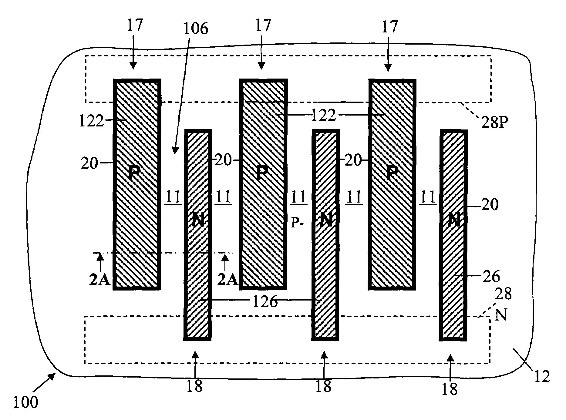 Trench optical device